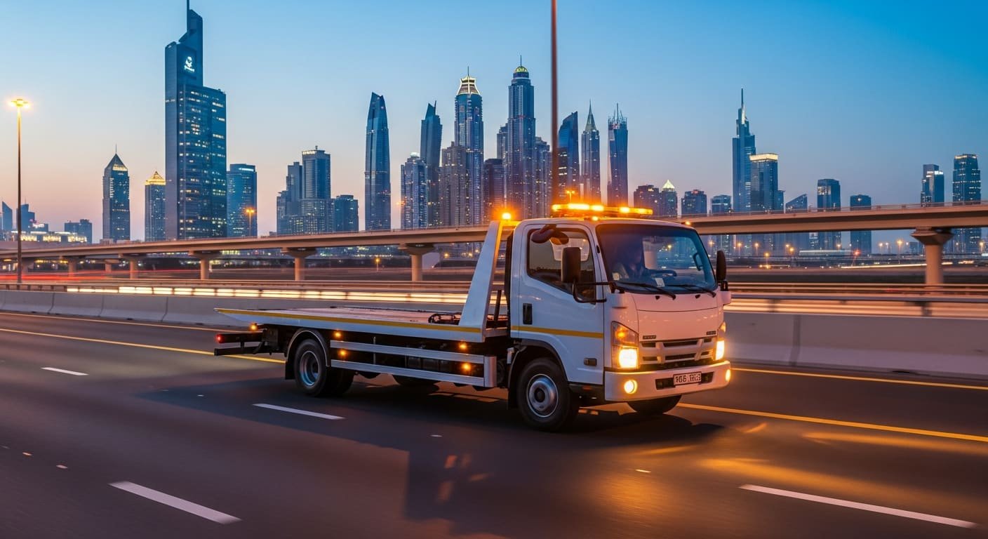 24/7 Emergency Car Recovery vehicle transport in Dubai